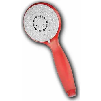 Sprchová hlavice Sprchová hlavice BASE - 3 funkce sprchy - červená - KUCHINOX 60-2162