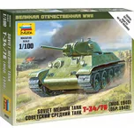 Wargames (WWII) Soviet Medium Tank T-34-76 (Zvezda 1:100)