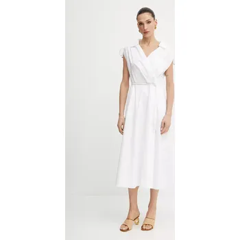 Dámské šaty Šaty Marella RIVERA bílá barva, midi, 2513221052200 00X, vel. 38