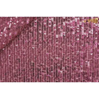 elastická látka s flitry fuchsiová