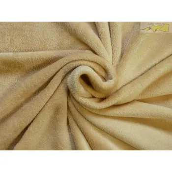 flanel fleece krémový