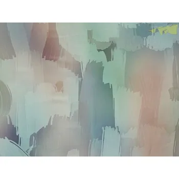 hedvábná šatovka 2748 zelený vzor