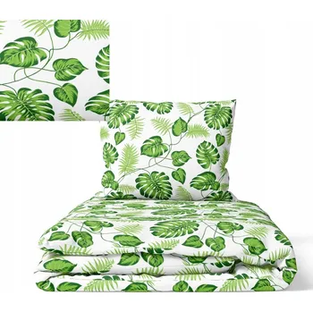 Povlečení HOTELOVÉ POVLEČENÍ 160x200 BAVLNA 100% Listy Palmy zelené