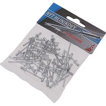 Nýt Nýty ALU 4.0x6mm 50ks