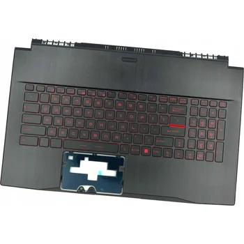 Náhradní klávesnice pro notebook Klávesnice pro MSI GL63 8RCS 8SC 9SC 9RC GF62 8RC 8RD LED Palmrest kryt