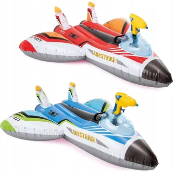 Nafukovací letadlo na plavání s vodním dělem a pistolí Intex 57536