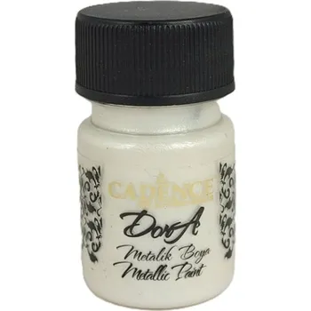 Vodová barva Cadence Metalická akrylová barva Cadence Dora Metallic, 30 ml - pearl, perleťová