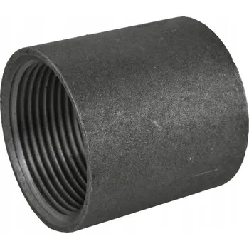 Fitinka Nátrubek, černá ocelová mufna K NAVAŘENÍ 2 1/2 palce