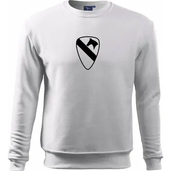 Pánská mikina 1st Cavalry Division - Mikina Essential pánská - L ( Bílá )