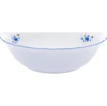 Český porcelán, a.s., Dubí Mísa kompotová vysoká, 21 cm, pomněnky, Český porcelán