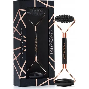 Masážní přístroj Masážní Přístroj na obličej Crystallove Men 3D z černého obsidiánu