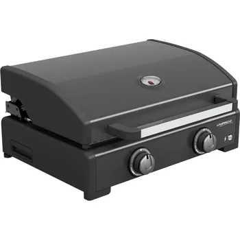 Zahradní gril Campingaz Plancha Onyx 2 Cook, 2218080 plynový gril, smaltovaná plotna 58x36cm, 6kW, víko (Campingaz 2218080 plancha gril se smaltovanou plotnou, 2 hořáky s 10-letou zárukou, pevné víko)