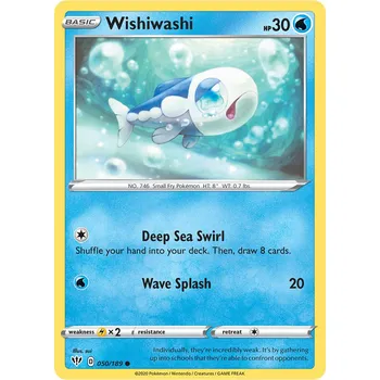 Karetní hra Pokémon karta Wishiwashi 050/189