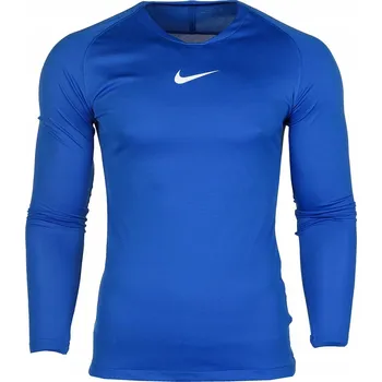 Pánské tričko Tričko s dlouhým rukávem Nike AV2609-463 kulatý , velikost S