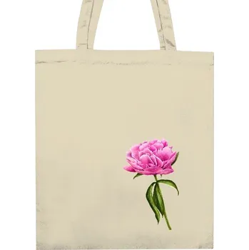 Nákupní taška Nákupní taška unisex s potiskem Pivoňka - rozkvetlá