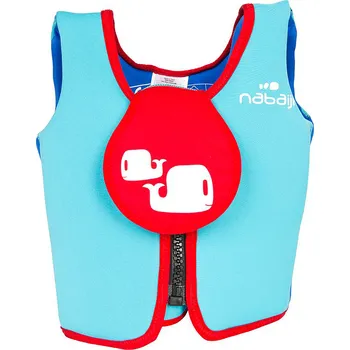 Pánská vesta DECATHLON Dětská plovací vesta modro-červená 15-18 Kg