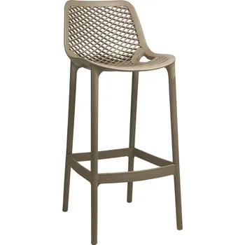 Zahradní barová židle AIR taupe