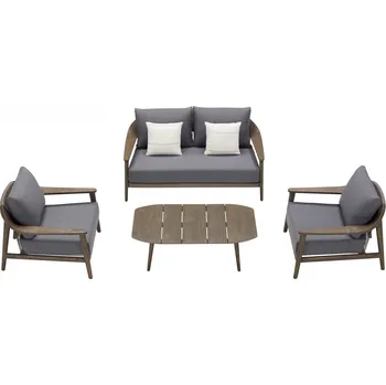 Zahradní sestava Zahradní 4 místná sedací souprava LEO GREY