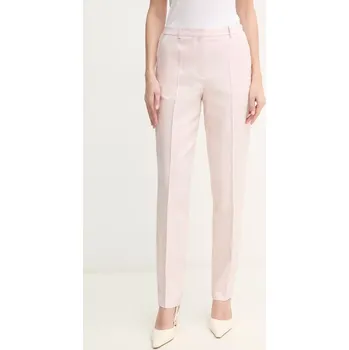 Dámské kalhoty Kalhoty BOSS dámské, více barev, jednoduché, high waist, 50537461 růžová 03X, vel. 40