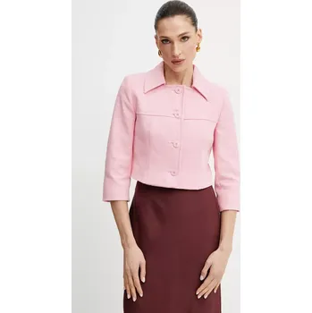 Bavlněné sako Weekend Max Mara 2515041016600 růžová 30X, vel. 34