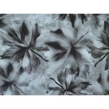 šedá šatovka 3244 květinový vzor