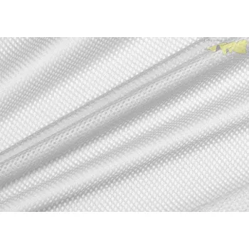 bílá elastická síťovaná podšívka