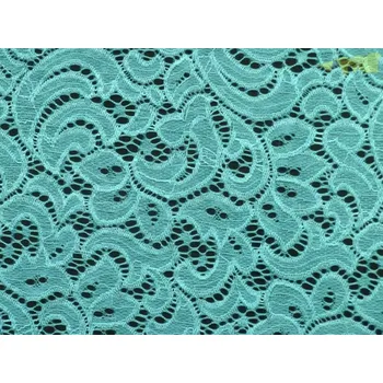 Krajka bledě zelená elastická krajka Verona