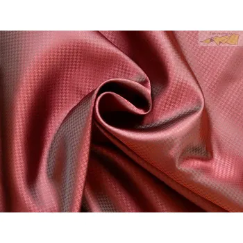 žakárová podšívka pied 106 kohoutí stopa vínová