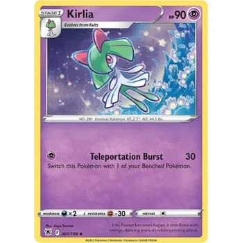 Společenská hra Pokémon karta Kirlia 061/189