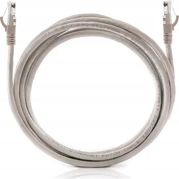 Síťový kabel Patchcord Keline U/UTP 6 RJ45 / RJ45 3 m šedý