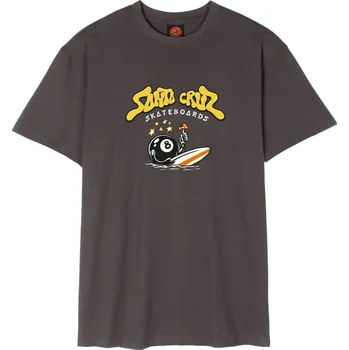 SANTA CRUZ triko - Winkowski Surf Front T-Shirt Washed Black (WASHED BLACK) velikost: XXL