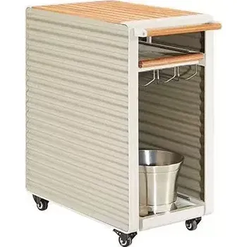 Zahradní stůl Zahradní jídelní vozík AIRPORT TAUPE