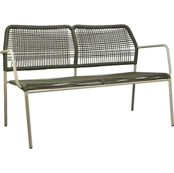 Zahradní lavice Zahradní lavička TWIST zelená