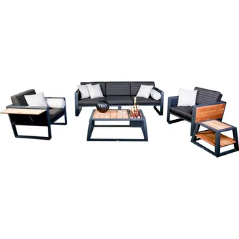 Zahradní sestava Zahradní 5 místná sedací souprava YORK BLACK