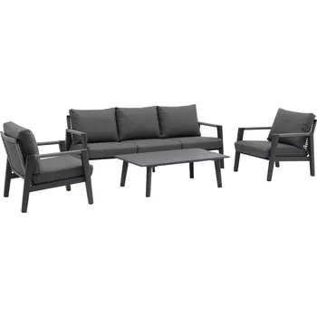 Zahradní sestava Zahradní 5 místná sedací souprava HANA antracit