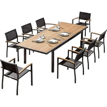 Zahradní sestava Zahradní 8 místná rozkládací jídelní souprava HECK