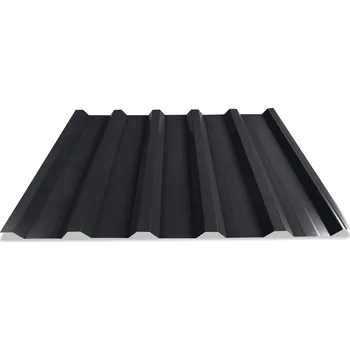 STATO Trapézový plech T35 mat - RAL 9005 (černá) - 0,5x1078x3000