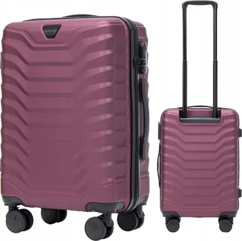 Wings Tvrdý kabinový kufr ABS PEA01-S-BURGUNDY 38 l