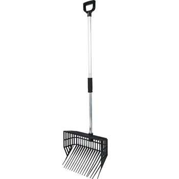 Vidle Horka Vidle na hnůj se zvednutými bočnicemi Barva: Černá