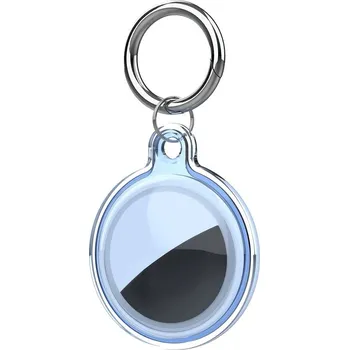 Lokátor HT Držák / pouzdro pro Apple AirTag / s karabinou / IPX8 / modrá / 5907769372322