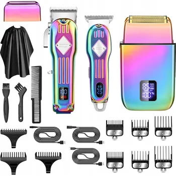 Strojek na vlasy PROFESIONÁLNÍ STŘÍHACÍ STROJEK 3V1 NA VLASY, ZASTŘIHOVAČ, USB - PRO DOMÁCÍ POUŽITÍ I DO SALONU