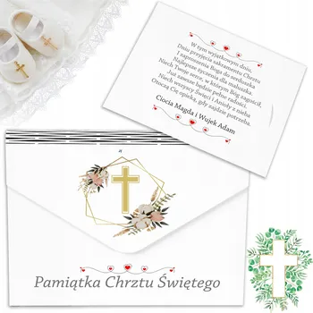 Obálka OBÁLKA NA KŘTINY KRABIČKA DÁREK KE KŘTINÁM DÁREK