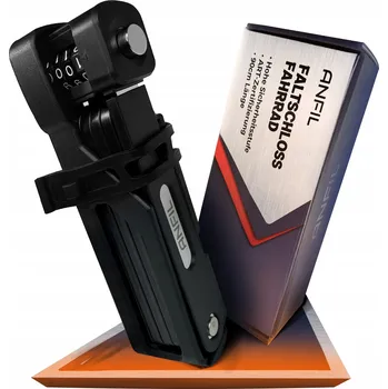 Zámek na kolo Zabezpečení jízdního kola, skládací zámek ANFIL FBL-02