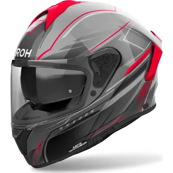 Helma na motorku Přilba SPARK 2 Shadow, AIROH (červená lesklá) 2026 (Velikost: XL)
