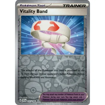 Společenská hra Pokémon karta Vitality Band 197/198 Reverse Holo
