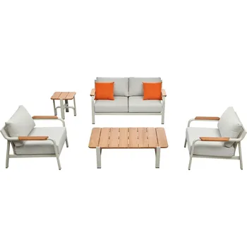 Zahradní sestava Zahradní 4 místná sedací souprava VISCONTI WHITE