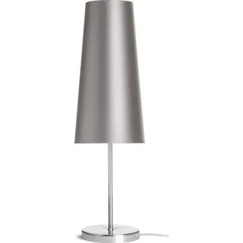 Lampička RED - DESIGN RENDL NYC/CONNY 15/30 stolní Monaco holubí šeď/stříbrné PVC/nikl 230V E27 7W - RED - DESIGN RENDL RED R14052