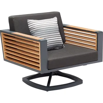 Zahradní otočné křeslo NEW YORK BLACK