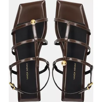 Dámské sandále Kožené sandály Vanda Novak Bianca Bianca.Warm.Hazelnut hnědá 89X, EUR 39