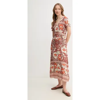 Dámské šaty Šaty Hoss Intropia 8229084 hnědá 88X, vel. XS